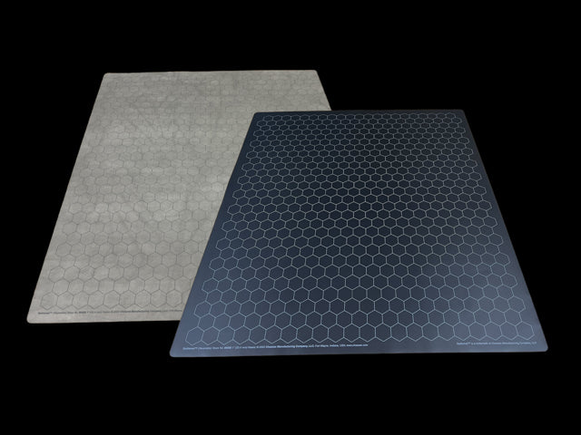 Battlemat™ 1" Reversible Black-Grey Hexes