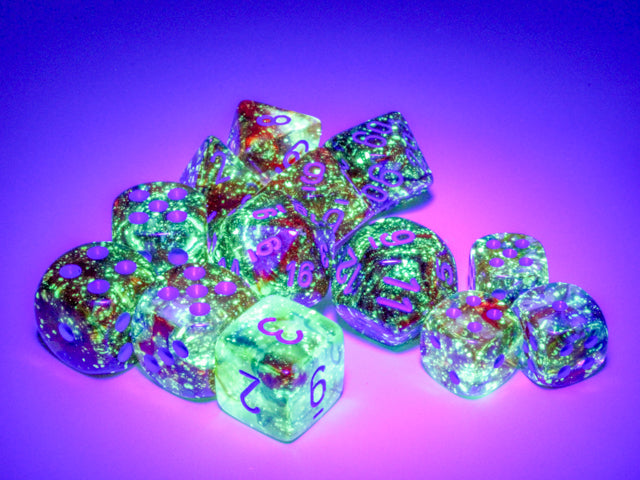 Chessex Nebula Primary Turquoise Luminary 16mm Set