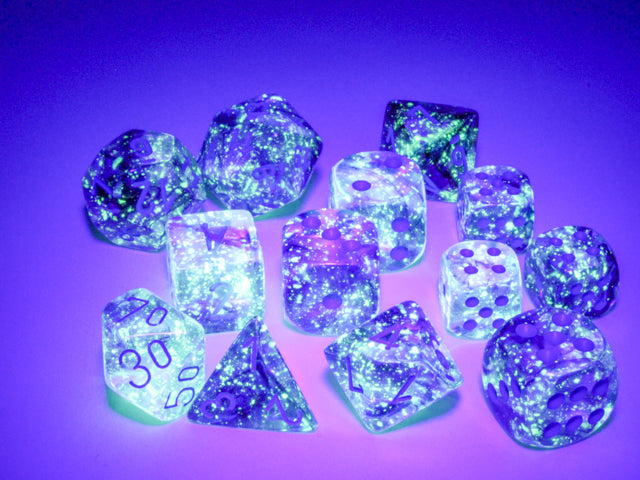 Chessex Nebula Nocturnal Blue Luminary 12mm Set
