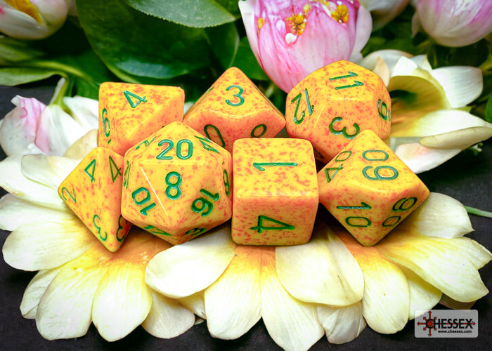 Chessex: Speckled Lotus 7-Die Set