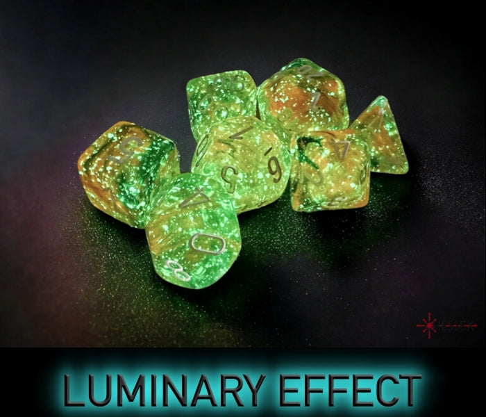 Chessex Nebula Spring White Luminary 7-Die Set