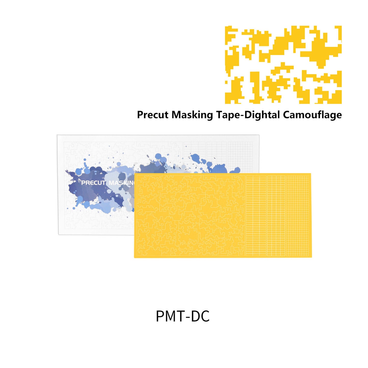 DSPIAE PMT-DC Precut Masking Tape - Digital Camouflage
