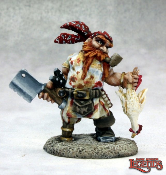 Gruff Grimecleaver, Dwarf Pirate Cook