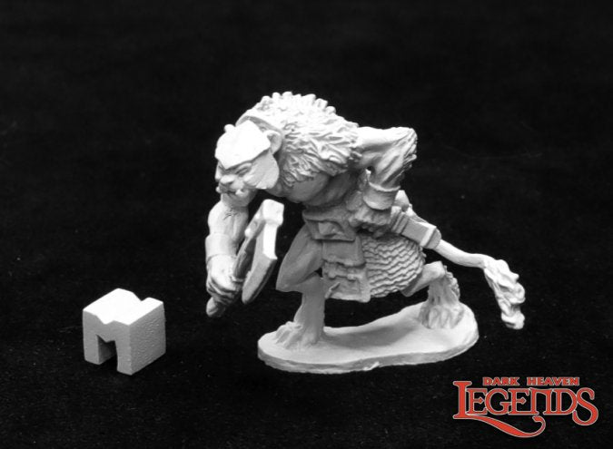 Azarmand, Catfolk Barbarian