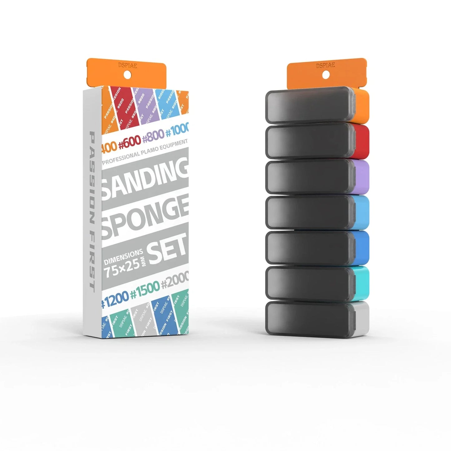 DSPIAE Vigorous Sponge Sandpaper Set