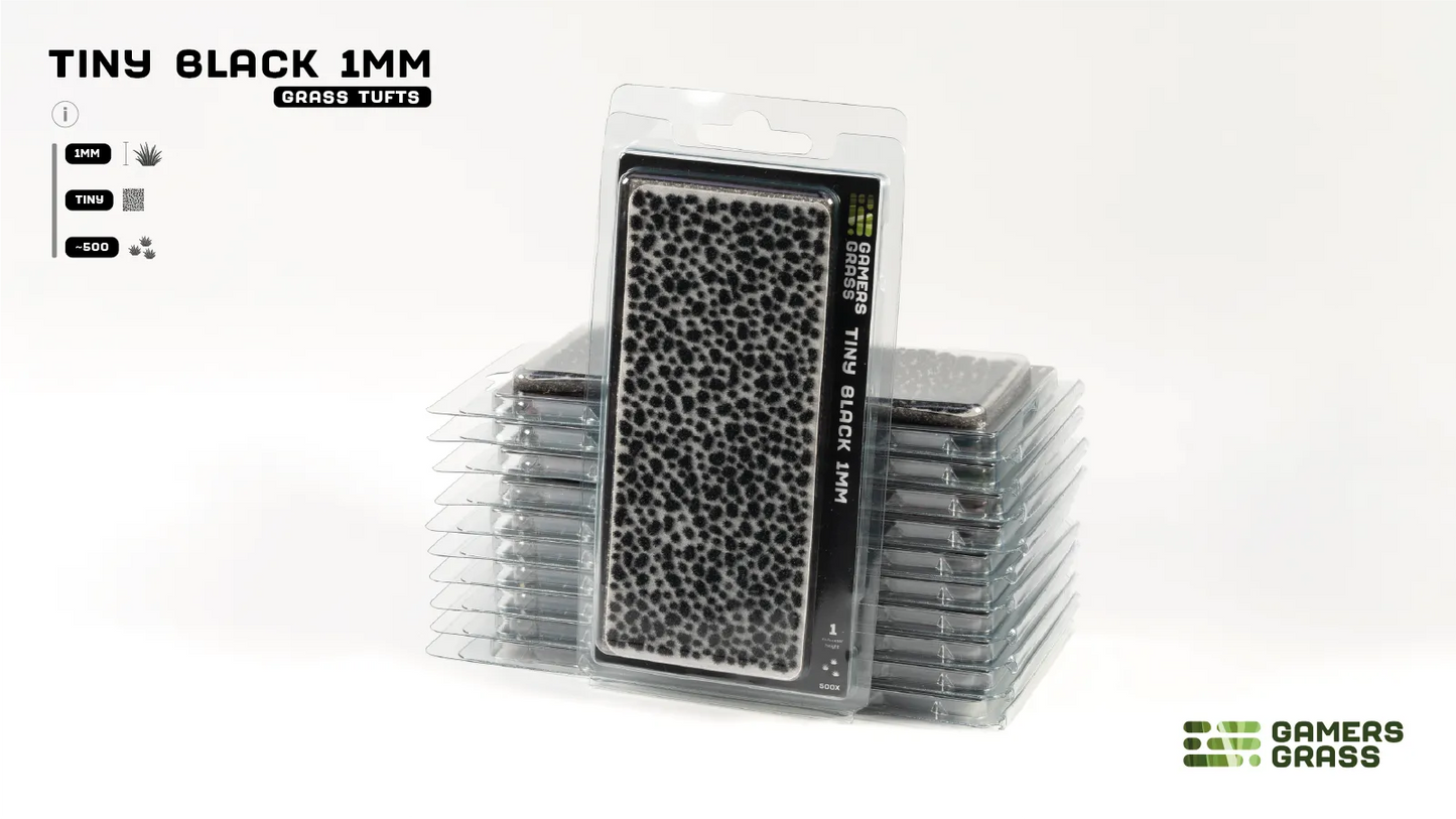 Gamer's Grass - Tiny Black 1mm