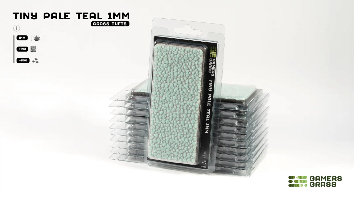 Gamer's Grass - Tiny Pale Teal 1mm