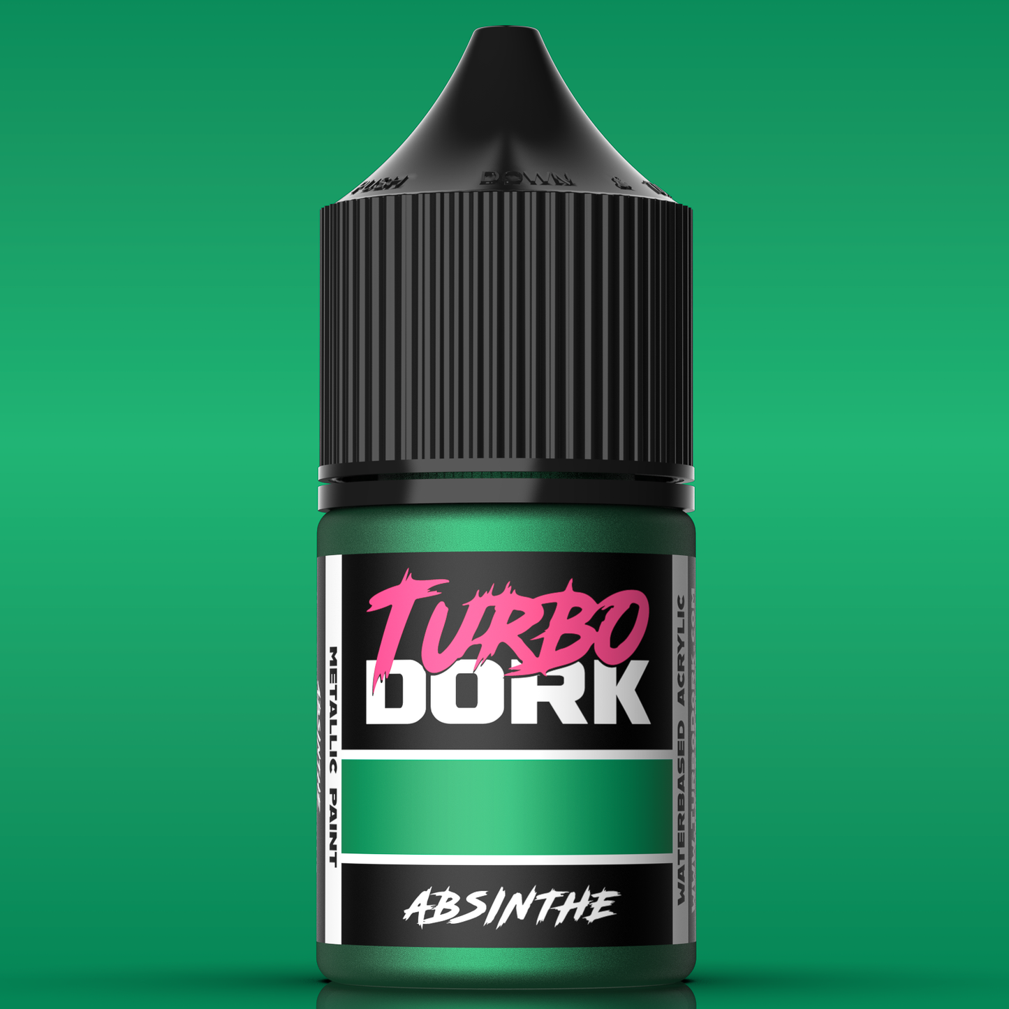 Turbo Dork Metallic Paints - Absinthe Metallic Acrylic Paint