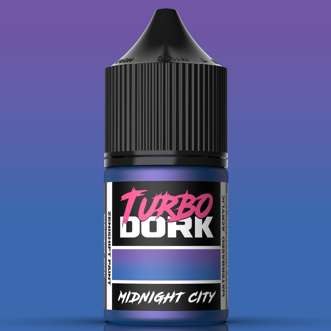 Turbo Dork Metallic Paints – Midnight City ZeniShift Acrylic Paint