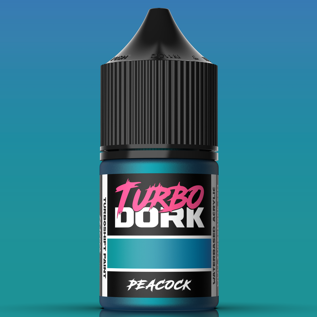 Turbo Dork Metallic Paints – Peacock TurboShift Acrylic Paint