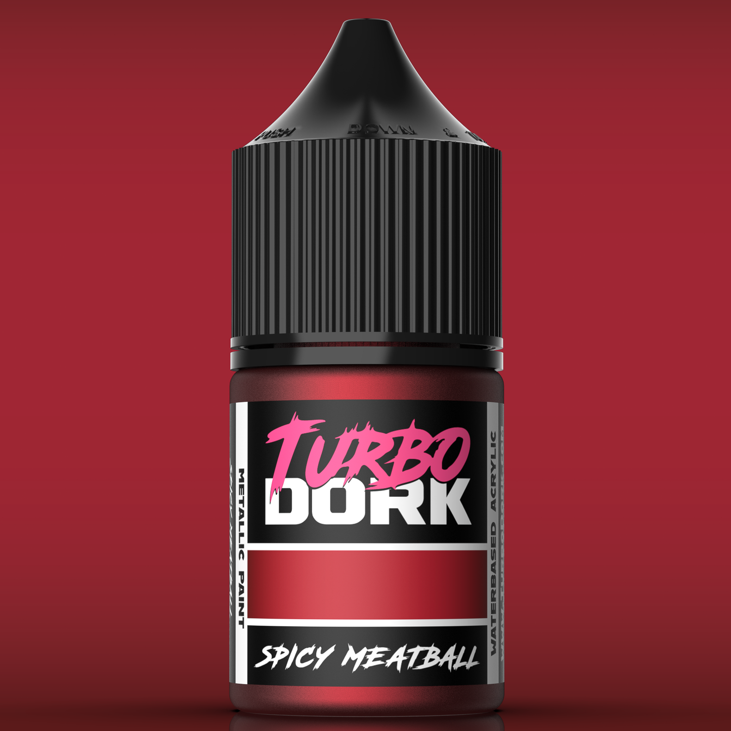 Turbo Dork Metallic Paints - Spicy Meatball Metallic Acrylic Paint