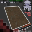 60x44" 'Muddy Field' F.A.T. Mat Battle Gaming Mat