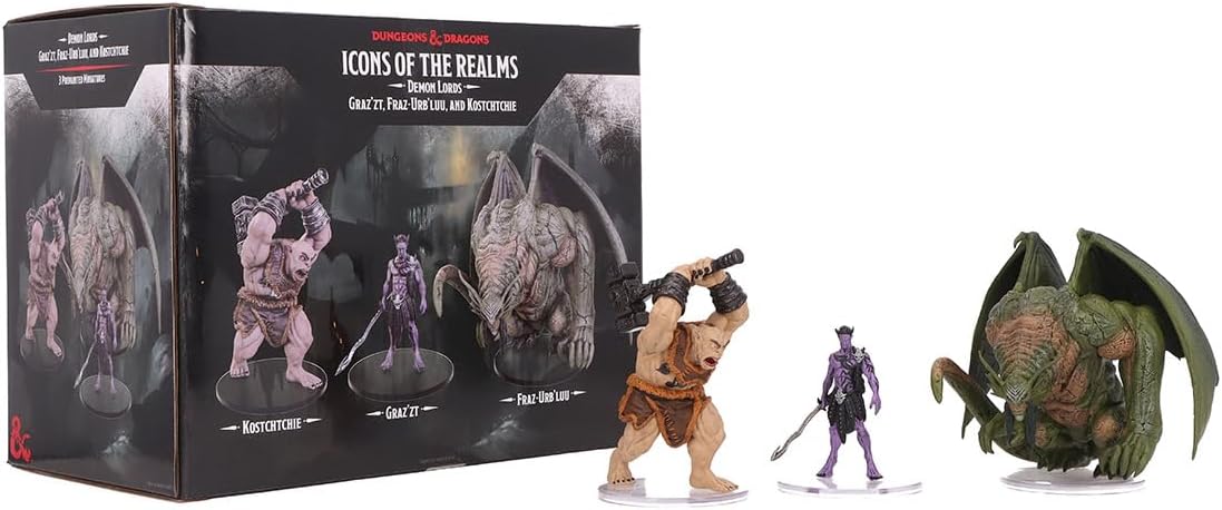 Icons of the Realm: Demon Lords Graz'zt, Fraz Urb'luu, Kotstchie