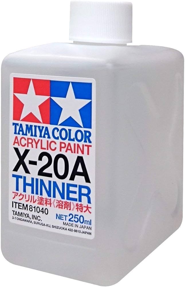 Tamiya X-20A Acrylic Thinner (250ml Bottle)