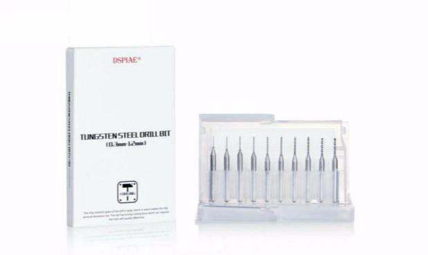 DSPIAE 0.3-1.2 Tungsten Steel Drill Bit