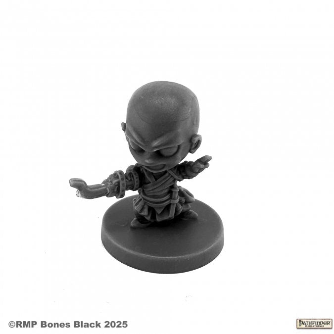 Pathfinder Bones Black: Sajan, Iconic Chibi Monk