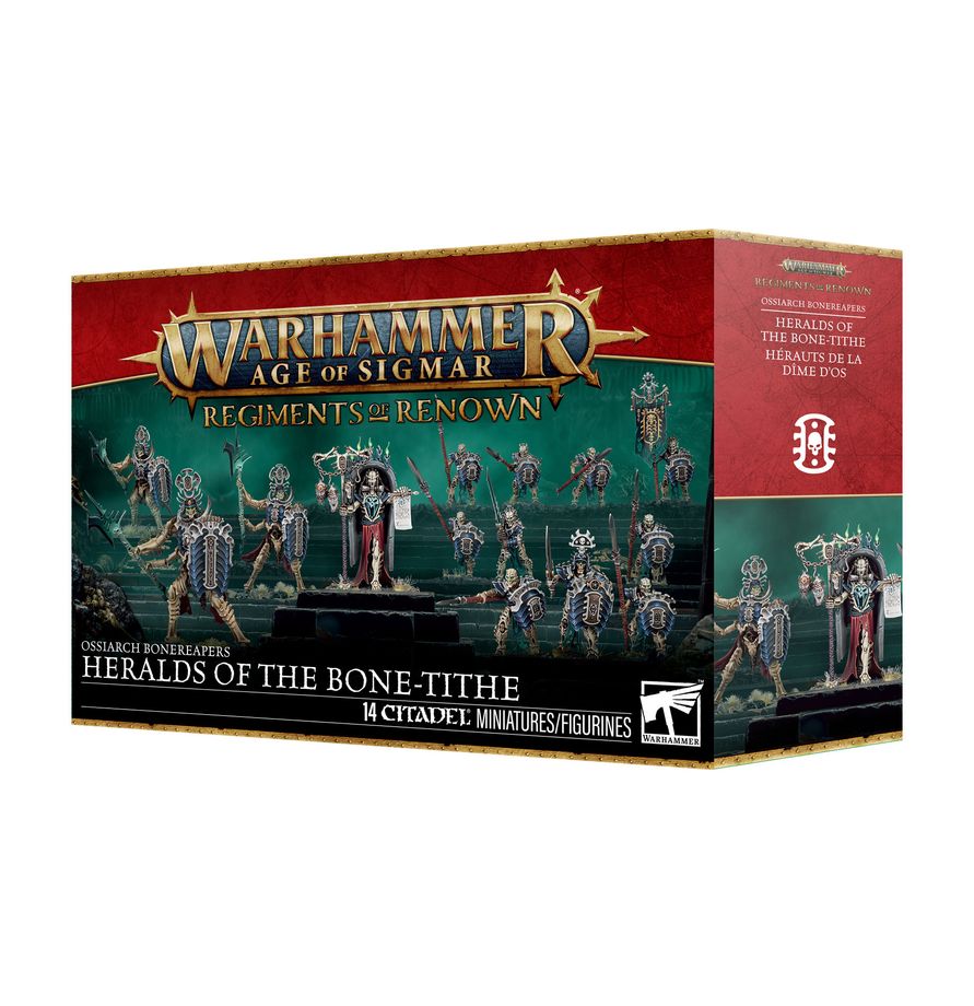 Ossiarch Bonereapers: Regiment of Renown: Heralds of the Bone-tithe