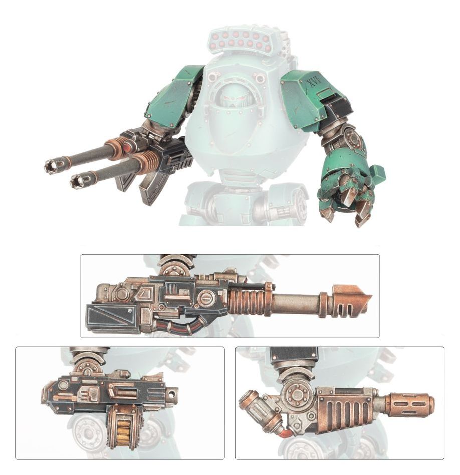H/H: Legiones Astartes: Contemptor Dreadnought Weapons Frame 1