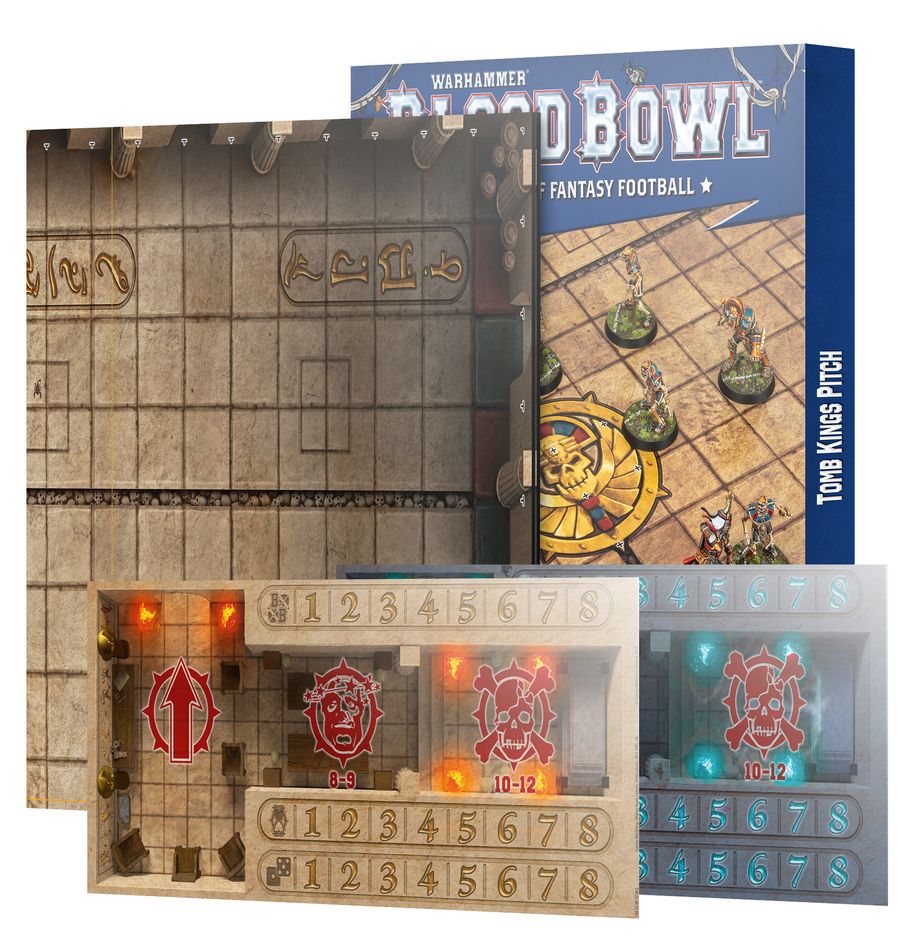 B/Bowl: Tomb Kings Team Pitch & Dugouts