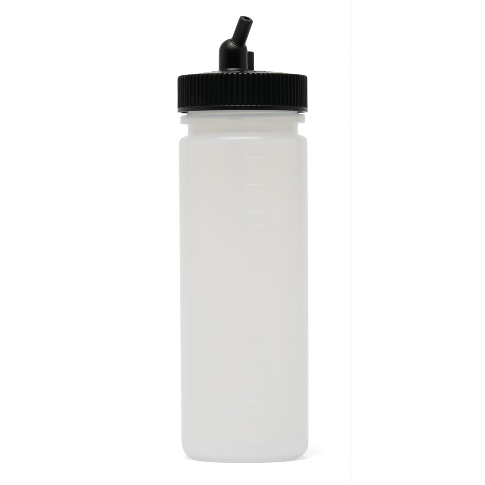 Iwata Big Mouth Airbrush Bottle 4 oz / 118 ml Cylinder With 38 mm Adaptor Cap