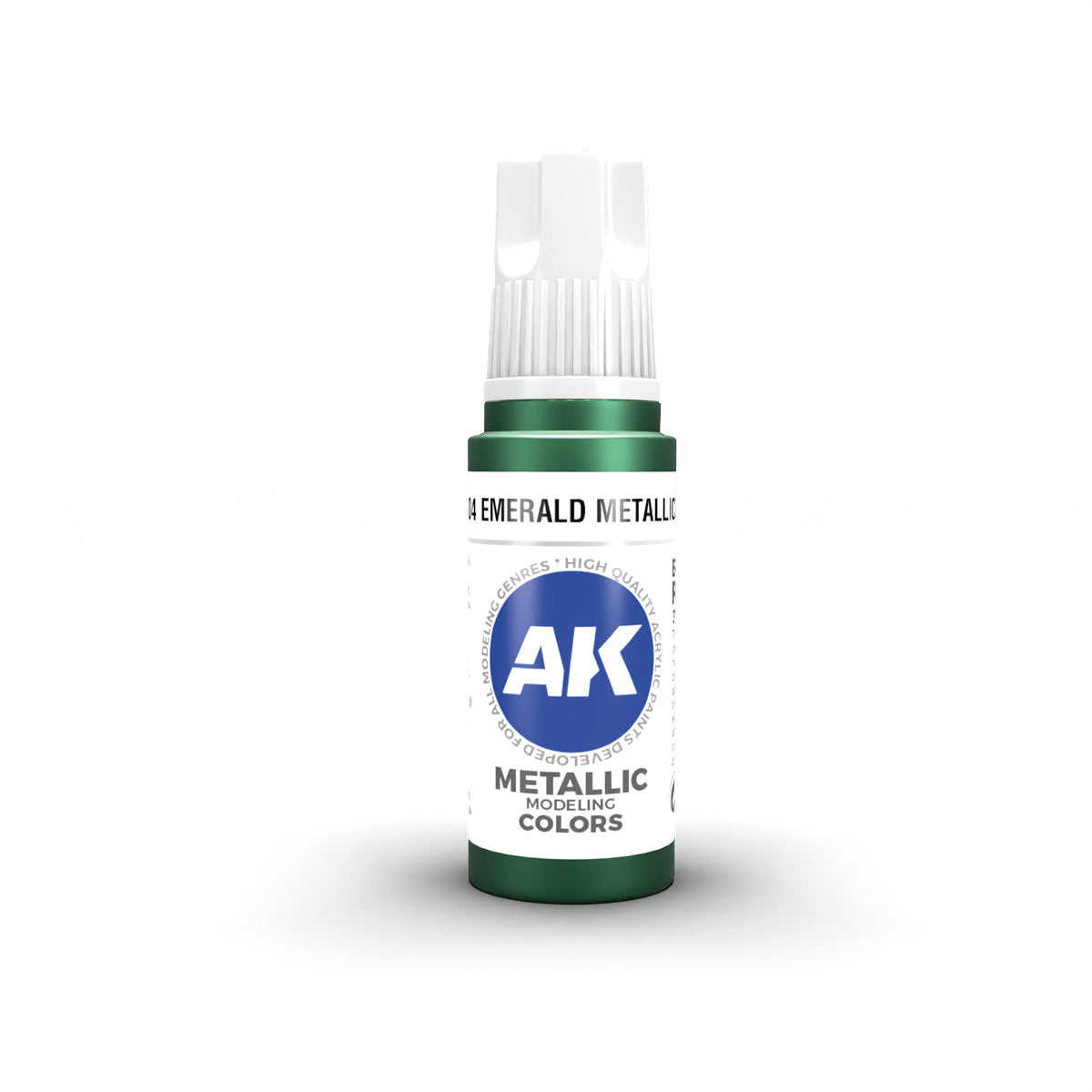 AK Interactive Metallic Series: Emerald Metallic Green