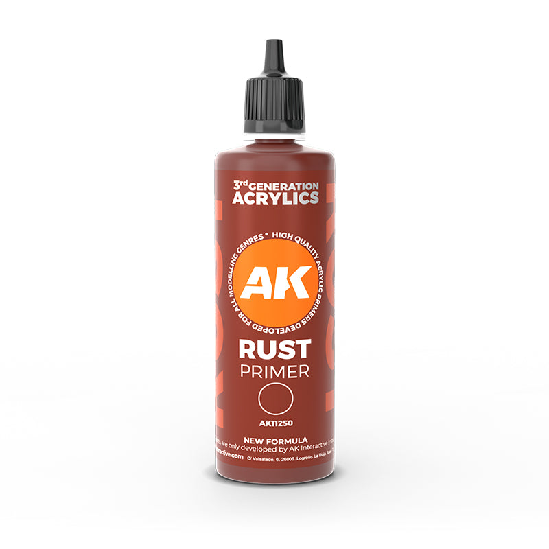 AK Interactive 3rd Gen Rust Primer (100 ml)
