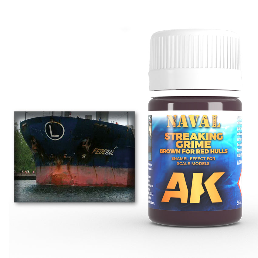 AK: Naval Brown Streaking Grime for Red Hull