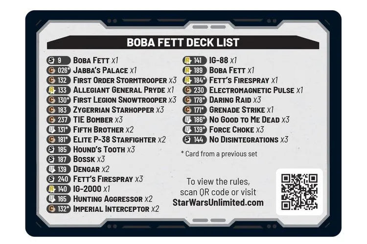 Star Wars Unlimited: Jump to Lightspeed Starter Deck