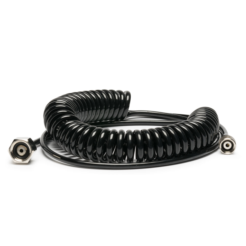 Iwata Smart Jet coil hose with dual 1/8" fittings.