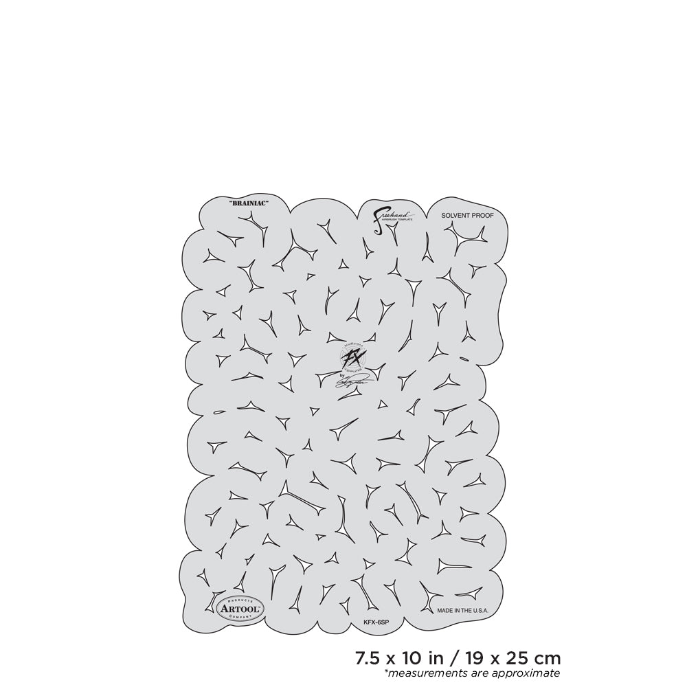 Artool Kustom FX Brainiac Freehand Airbrush Template by Craig Fraser