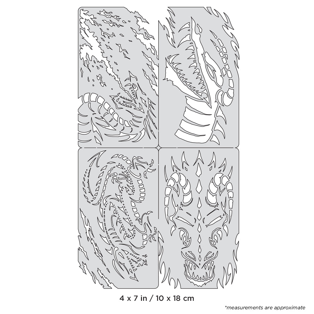 Artool Draco Nano Freehand Airbrush Template by Craig Fraser