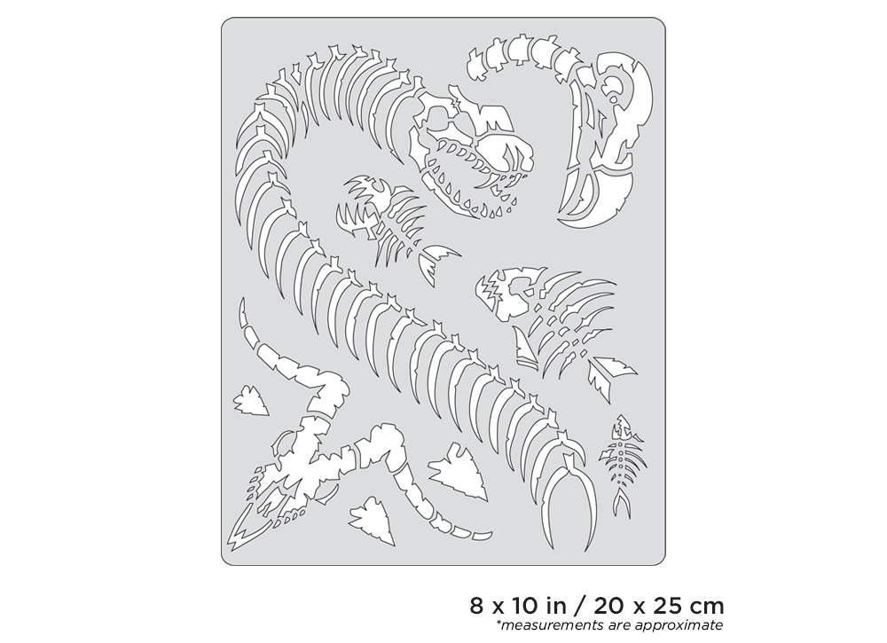 Artool Curse of Skullmaster Petting Zoo Freehand Airbrush Template by Craig Fraser