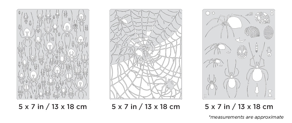 Artool Spider Master Mini Series Set Freehand Airbrush Template by Craig Fraser