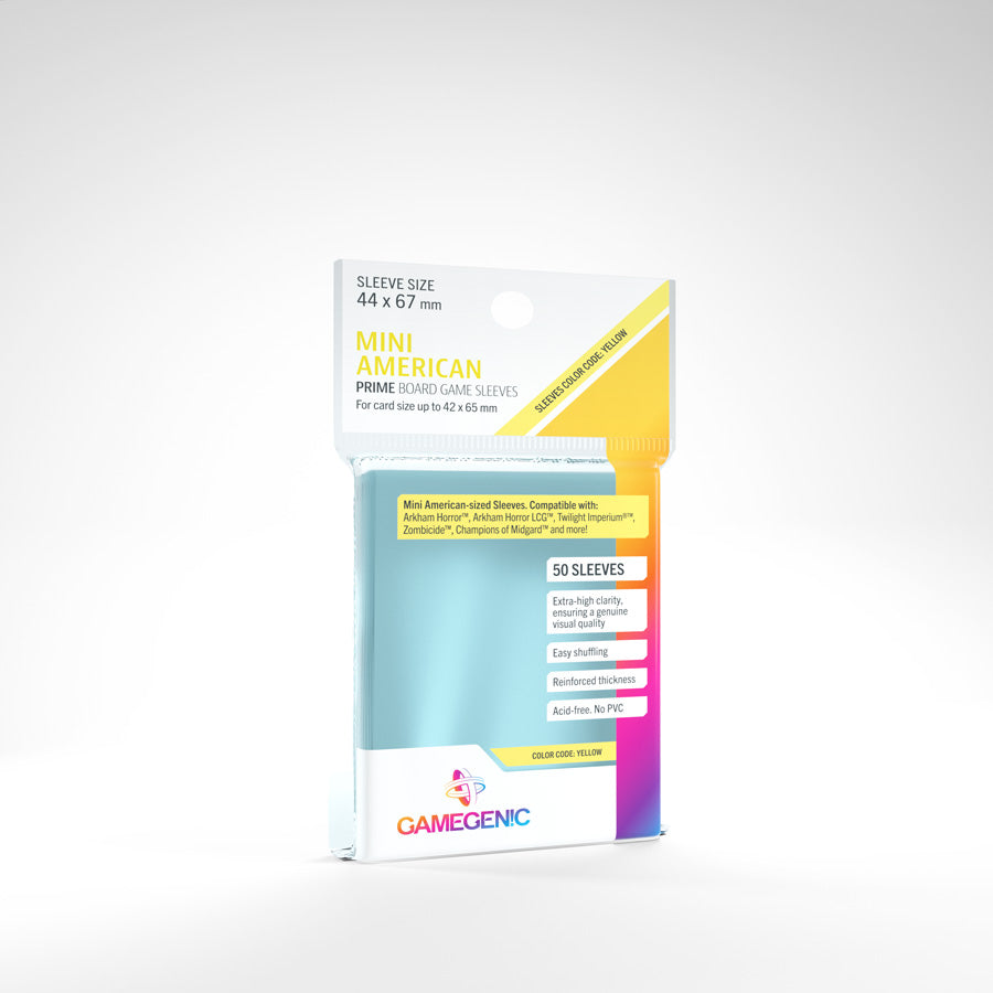 PRIME Sleeves: Mini American (Yellow)