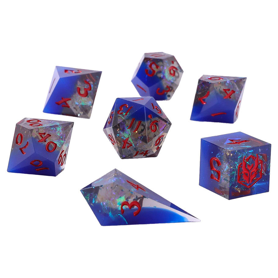 7-Set Captured Magic Sharp Edge Resin: Sapphire Inferno