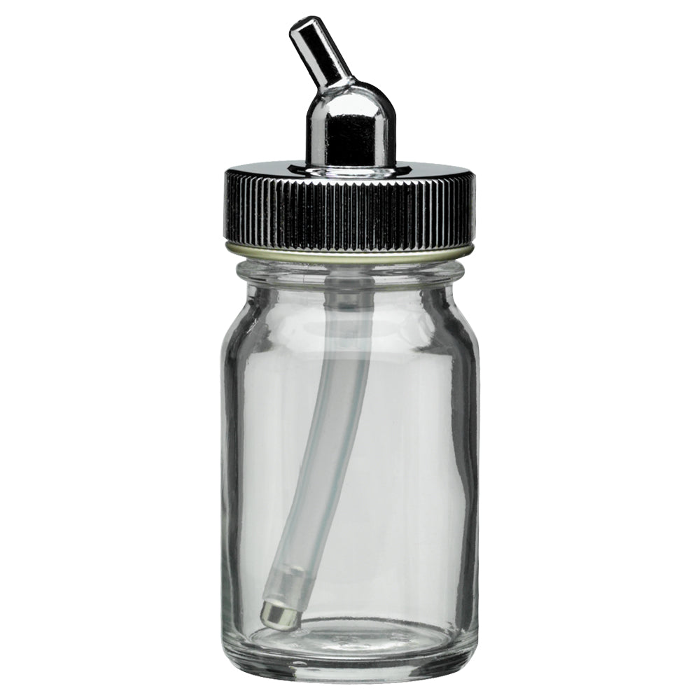 Glass Bottle with Metal Adaptor Cap (0.68 oz / 20 ml)