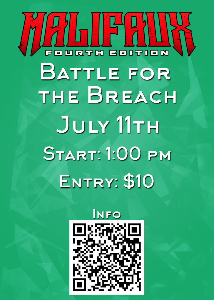 Malifaux: Battle for the Breach Event