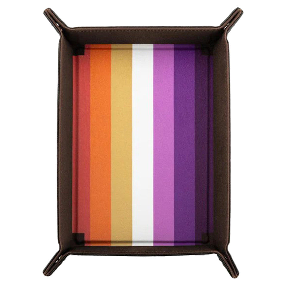 Pride Folding Dice Tray: Lesbian