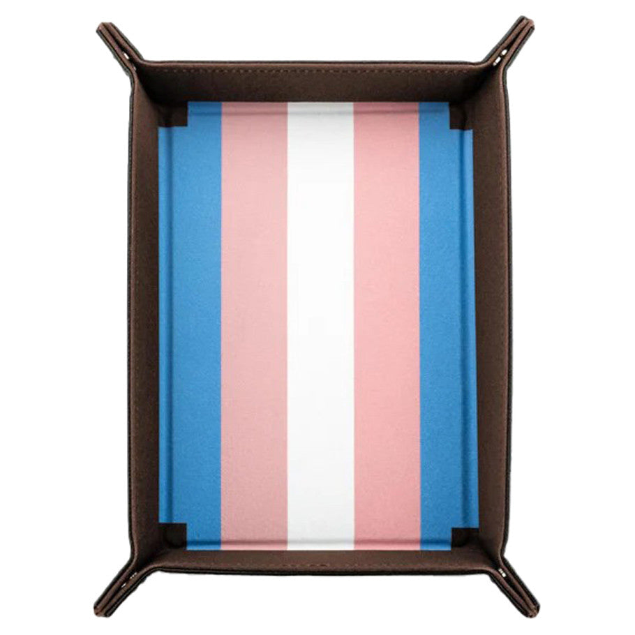Pride Folding Dice Tray: Transgender