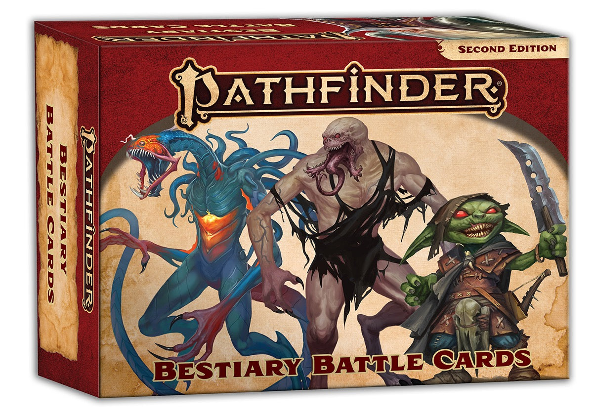 Pathfinder 2e: Bestiary Battle Cards