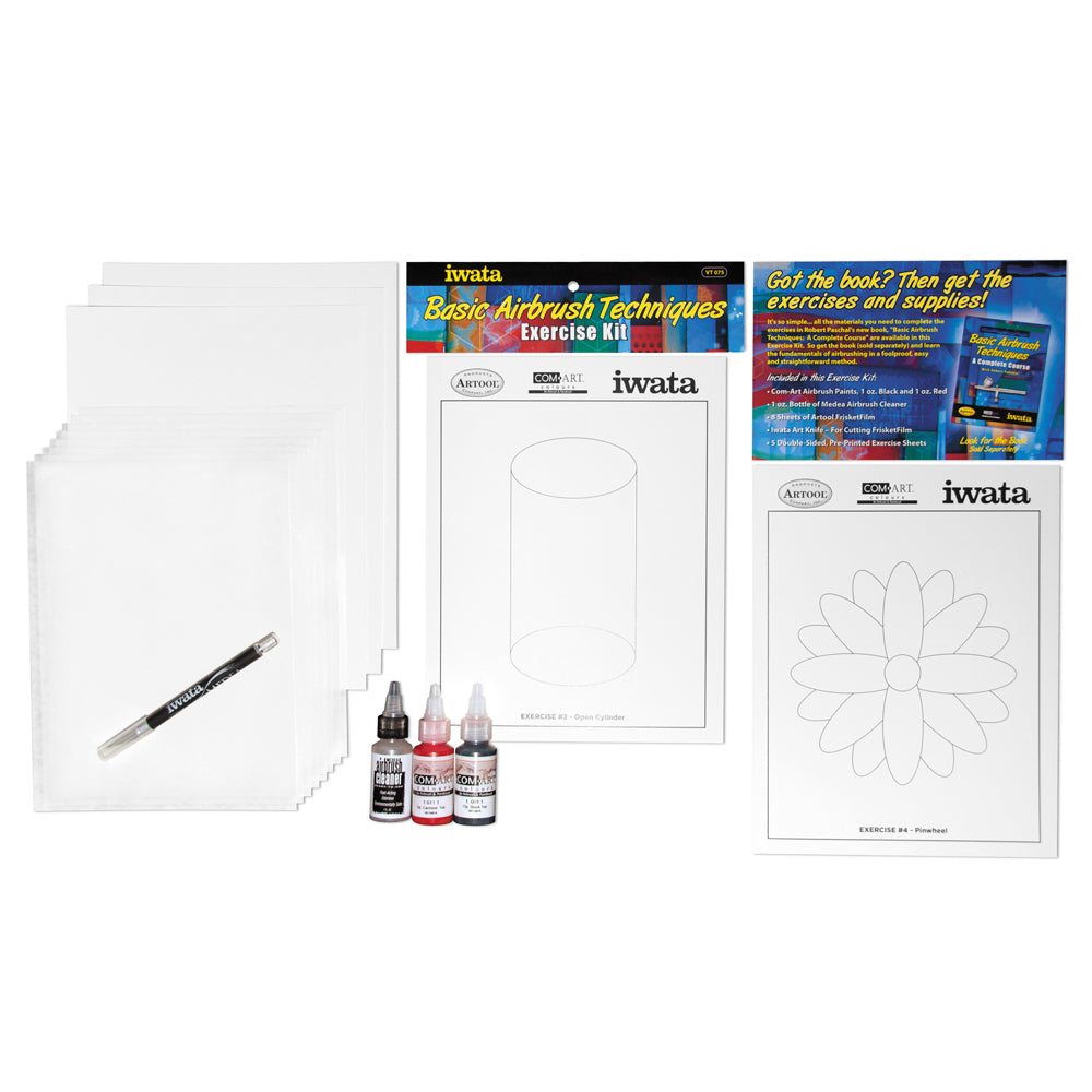 Basic Airbrush Techniques Exercise Kit by Robert Paschal