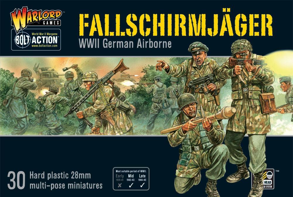 Fallschirmjager WWII German Airborne Plastic Box