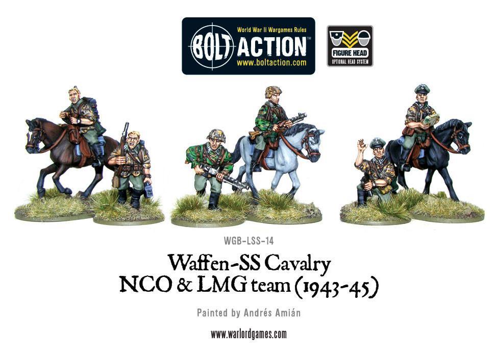 Waffen SS Cavalry NCO + LMG 1942-44