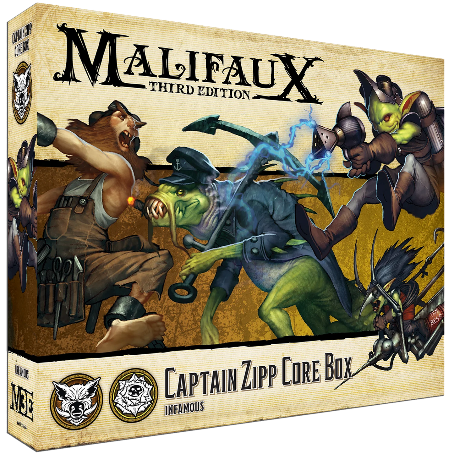 Malifaux: Captain Zipp Core Box