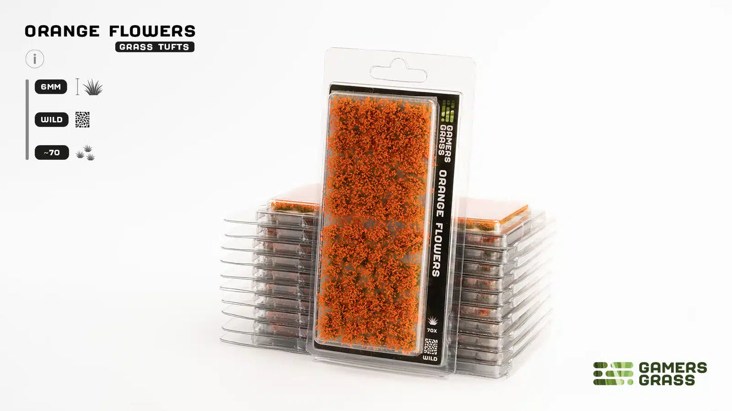 Gamer's Grass - Orange Flowers