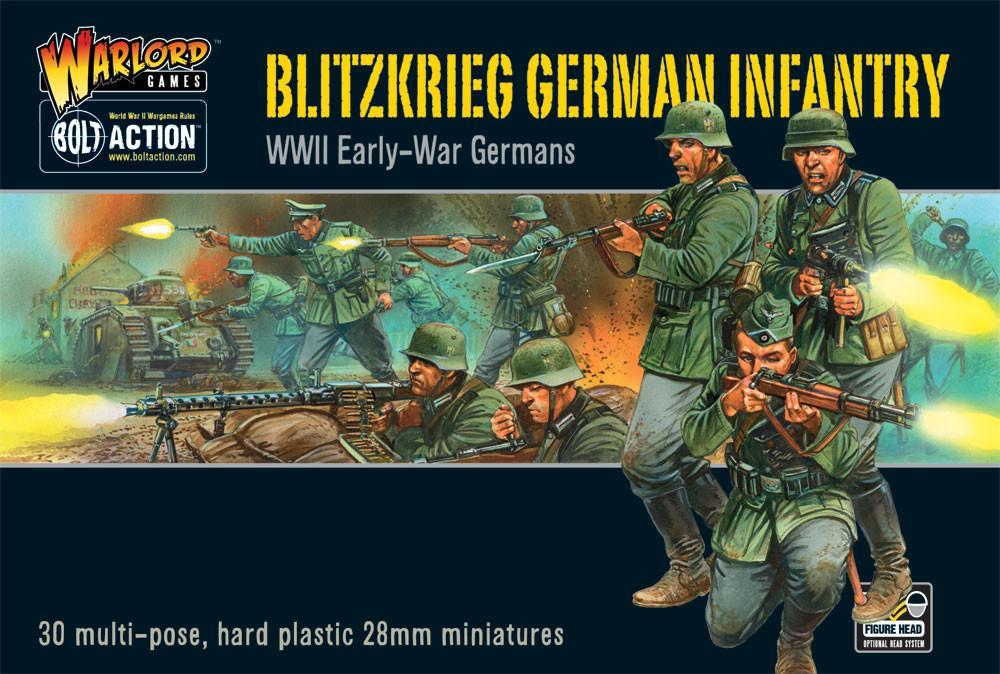 Blitzkrieg German Infantry Plastic Boxed Set