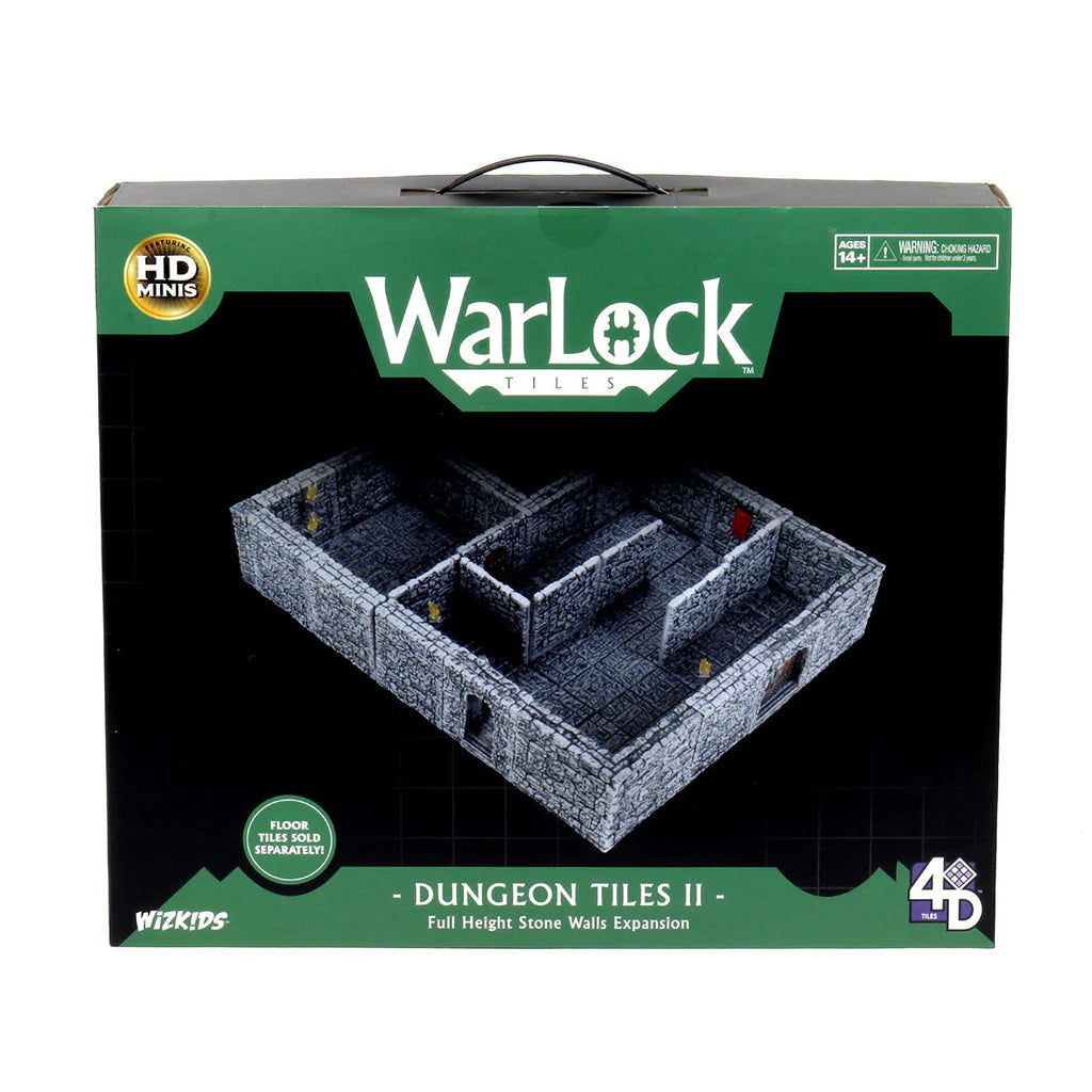 WarLock Tiles Dungeon Tiles II Stone Wall Expansion