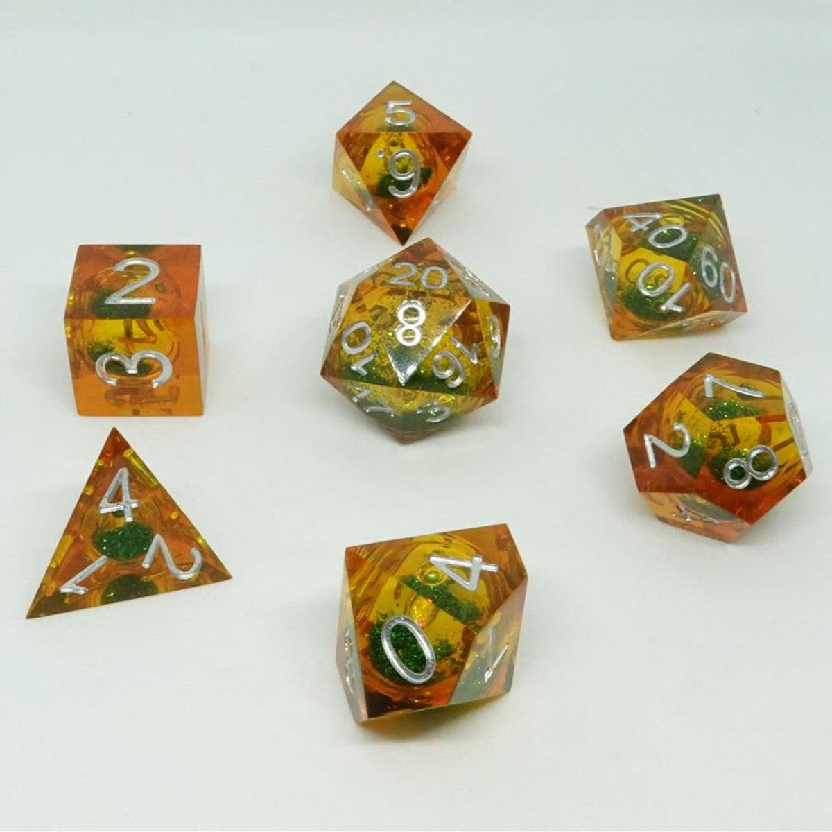 7-Set Cube Liquid Core Molten Copper