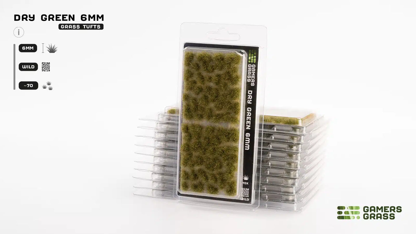 Gamer's Grass - Dry Green 6mm - Wild