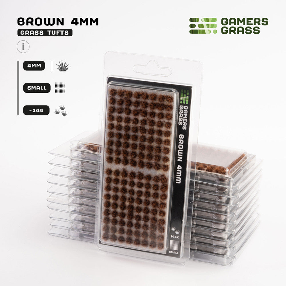 Gamer's Grass - Brown 4mm - Small